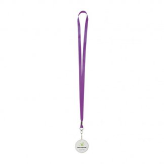 Médaille personnalisable à votre forme en verre acrylique - violet - TRANSPAMEDA
