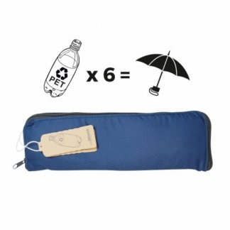 Mini parapluie personnalisable en bouteilles plastiques recyclées - fourreau fermé - TOPDRY