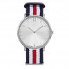 Montre Tendance Publicitaire Argent, Marine, Blanc, Rouge SPECTRE RONDE