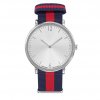 Montre Tendance Publicitaire Argent, Marine, Rouge SPECTRE RONDE
