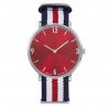 Montre Tendance Publicitaire Rouge, Marine, Blanc SPECTRE RONDE