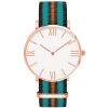 Montre Tendance Publicitaire Turquoise Et Orange DANDY Montre Tendance Publicitaire Turquoise Et Orange DANDY