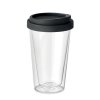 Mug Double Paroi Avec Couvercle En Verre 350ml BIELO TUMBLER Mug Double Paroi Avec Couvercle En Verre 350ml BIELO TUMBLER