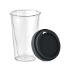 Mug Double Paroi Avec Couvercle En Verre 350ml BIELO TUMBLER Ouvert Mug Double Paroi Avec Couvercle En Verre 350ml BIELO TUMBLER Ouvert