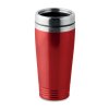 Mug Personnalisable Double Paroi En Inox 400ml Rouge RODEO COLOUR