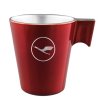 Mug Publicitaire 220ml En Verre Trempé Teinté Métal Rouge Avec Gravure Classique Mug Publicitaire 220ml En Verre Trempé Teinté Métal Rouge Avec Gravure Classique