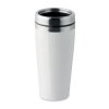 Mug Publicitaire Double Paroi En Inox 400ml Blanc RODEO COLOUR