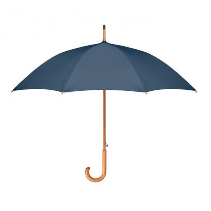 Parapluie Personnalisable En Bouteilles Plastiques Recyclées Bleu Marine CUMULI