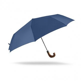 Parapluie pliable publicitaire en PET recyclé - bleu - CANBRAY