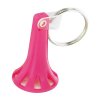 Porte Clés, Porte Jeton Publicitaire En élastomère Rose
