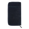 Portefeuille De Voyage Publicitaire En Cuir Bleu Marine NUBUCK