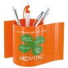 Pot à Crayons Publicitaire En Cristal Polystyrène Orange AILES