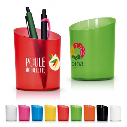 Pot à Crayons Publicitaire En Plastique Polystyrène