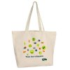 Sac Shopping Personnalisable Avec Fond En Coton Naturel 330g 47x35x15cm RAIPUR