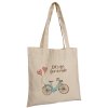 Sac Shopping Personnalisé En Coton Naturel 160g 38x42cm Naturel MADURAI