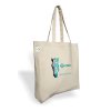 Sac Shopping Promotionnel Avec Soufflet En Coton Biologique 160g 38x42x10cm Avec Marquage BANDA
