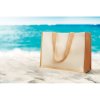 Sac Shopping Promotionnel En Toile De Jute Laminé Et Coton Sur Plage CAMPO DE FIORI