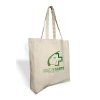 Sac Shopping Publicitaire Avec Soufflet En Coton Naturel 330g 38x42x10cm SURAT