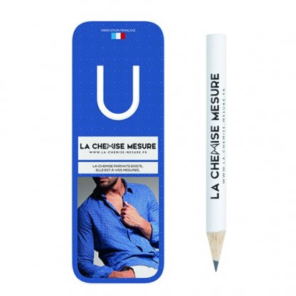 Set Crayon Et Marque Page Certifié Publicitaire 8,7cm Couleur KIT MARQUE PAGE