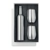 Set De Bouteille Isotherme Et Tasses En Acier Inoxydable 750ml CHIN SET Dans Coffret