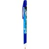 Stylo Bic Publicitaire En Plastique Recyclé Bleu Quadri BIC MEDIA CLIC GRIP Stylo Bic Publicitaire En Plastique Recyclé Bleu Quadri BIC MEDIA CLIC GRIP