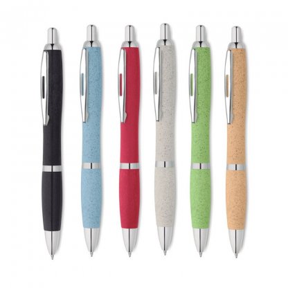 Stylo Bille Personnalisable En Paille De Blé Toutes Couleurs RIO PECAS