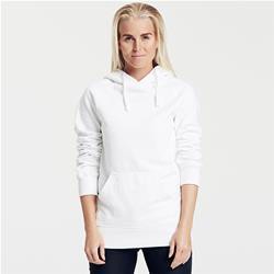 Sweatshirt Femme Publicitaire à Capuche En Coton Biologique Blanc HOODIE LADIES