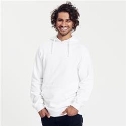 Sweatshirt Publicitaire Homme à Capuche En Coton Biologique Blanc HOODIE MEN