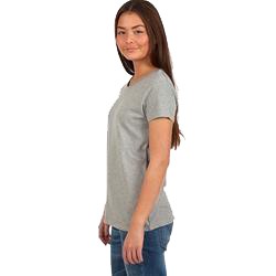 T Shirt Publicitaire Femme Ajusté En Coton Biologique Manches Courtes Profil FITTED LADIES