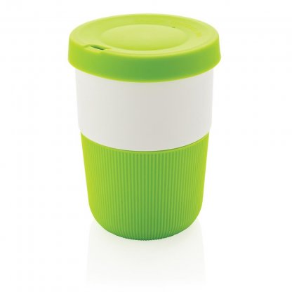 Tasse à Café Avec Couvercle En PLA Personnalisable 380ml Vert COFFEE TO GO