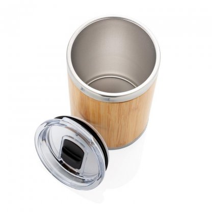 Tasse Isotherme Personnalisable Bambou Et Inox 270 Ml COFEE TO GO