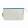 Trousse De Voyage Ou Cosmétique Personnalisable En Coton Biologique Bleu BIUTIFULDAY Trousse De Voyage Ou Cosmétique Personnalisable En Coton Biologique Bleu BIUTIFULDAY