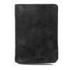 Porte Bloc / Porte Cartes A6 Publicitaire En Cuir Recyclé Noir DECLAN