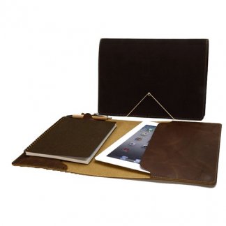 Conférencier / porte-tablette A5 publicitaire en cuir recyclé - ETUI TAB