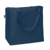 Grand Sac Shopping En Bouteilles Plastiques Recyclées 58x36x18cm FAMA Bleu