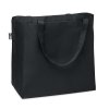 Grand Sac Shopping En Bouteilles Plastiques Recyclées 58x36x18cm FAMA Noir