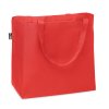 Grand Sac Shopping En Bouteilles Plastiques Recyclées 58x36x18cm FAMA Rouge