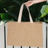Sac Cabas En Toile De Jute Amidonnée 50x35x21cm KOLLAM En Main Sac Cabas En Toile De Jute Amidonnée 50x35x21cm KOLLAM En Main