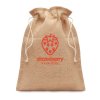 Sac Pochon à Cordon En Jute 3 Formats POCHE JUTE Small Avec Marquage