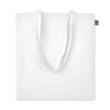 Sac Shopping En Coton Biologique 140g 38x42cm ZIMDE Blanc