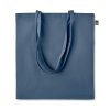 Sac Shopping En Coton Biologique 140g 38x42cm ZIMDE Bleu