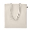 Sac Shopping En Coton Biologique 140g 38x42cm ZIMDE Naturel