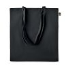 Sac Shopping En Coton Biologique 140g 38x42cm ZIMDE Noir