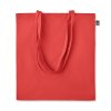 Sac Shopping En Coton Biologique 140g 38x42cm ZIMDE Rouge