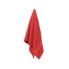 Serviette En Coton Biologique 100x50mm TERRY Rouge Déplié