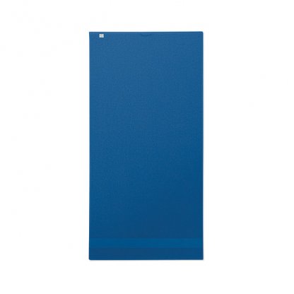 Serviette éponge En Coton Biologique 140x70mm PERRY Bleu à Plat
