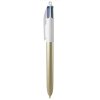 Stylo Bille 4 Couleurs BIC 4 COLOURS GLACE Or