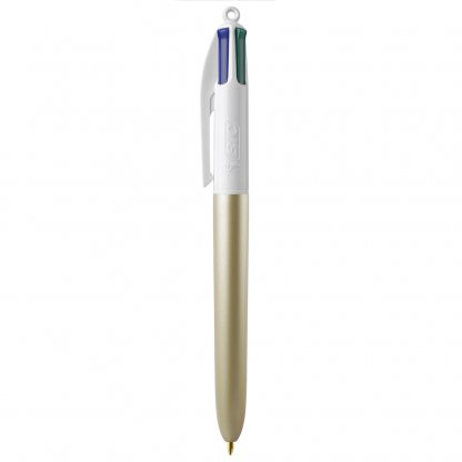 Stylo Bille 4 Couleurs BIC 4 COLOURS GLACE Or