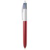 Stylo Bille 4 Couleurs BIC 4 COLOURS GLACE Rouge Givré