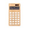 Calculatrice Solaire En ABS Et Bambou CALCUBIM Face Calculatrice Solaire En ABS Et Bambou CALCUBIM Face